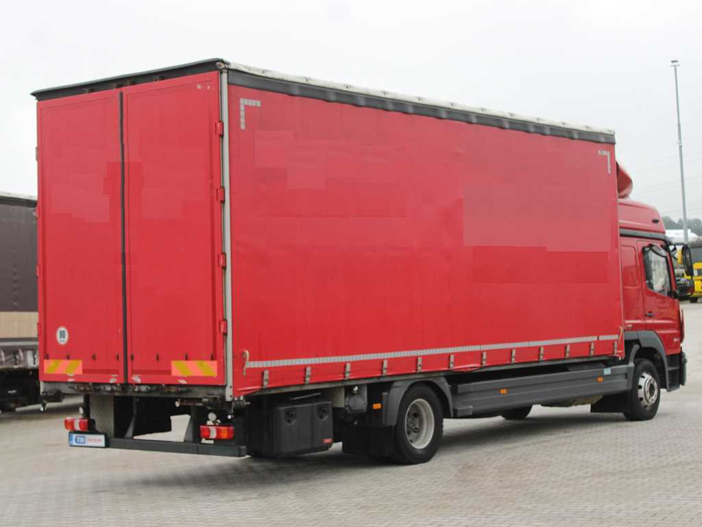 Mercedes-Benz ATEGO 1223, EURO 6, NAVIGATION, TIRES 80% - شاحنة ذات ستائر جانبية: صورة 3 Mercedes-Benz ATEGO 1223, EURO 6, NAVIGATION, TIRES 80% - شاحنة ذات ستائر جانبية: صورة 3