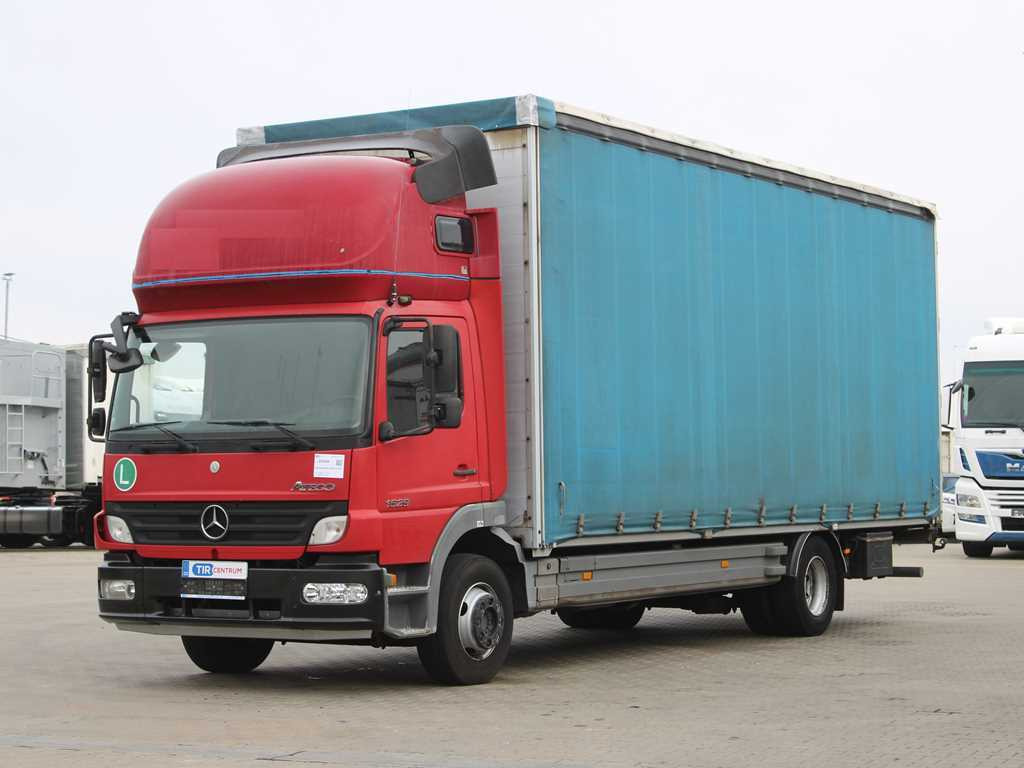 Mercedes-Benz ATEGO 1529 L, SLEEPING BODY, EURO 5 - شاحنة ذات ستائر جانبية: صورة 1 Mercedes-Benz ATEGO 1529 L, SLEEPING BODY, EURO 5 - شاحنة ذات ستائر جانبية: صورة 1