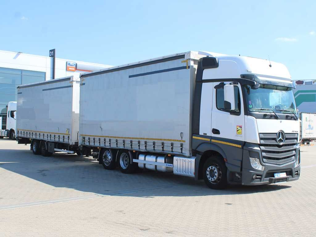 Mercedes-Benz Actros 2542, 6X2, EURO 6 + PANAV TV018H - شاحنة ذات ستائر جانبية: صورة 2 Mercedes-Benz Actros 2542, 6X2, EURO 6 + PANAV TV018H - شاحنة ذات ستائر جانبية: صورة 2