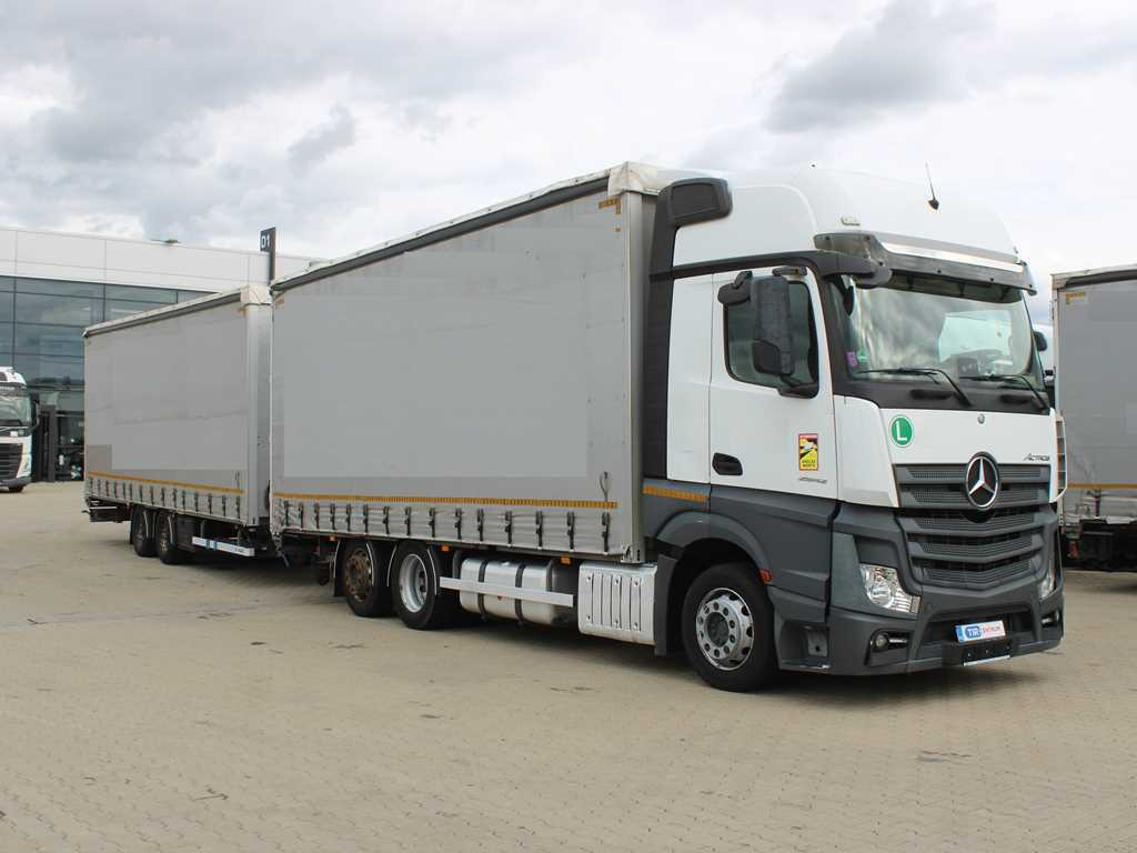 Mercedes-Benz Actros 2542, 6X2, LIFTING AXLE + PANAV TVK18M - شاحنة ذات ستائر جانبية: صورة 3 Mercedes-Benz Actros 2542, 6X2, LIFTING AXLE + PANAV TVK18M - شاحنة ذات ستائر جانبية: صورة 3