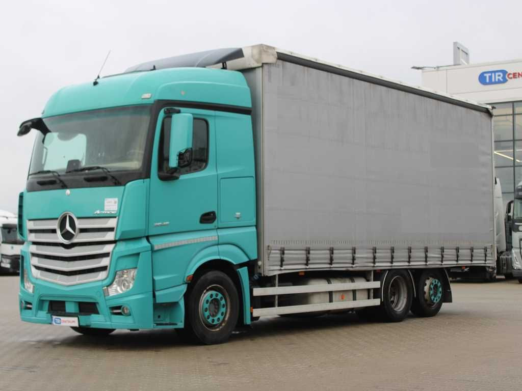Mercedes-Benz Actros 2545, 6X2, EURO 6, AIR SUSPENSIONS - شاحنة ذات ستائر جانبية: صورة 1 Mercedes-Benz Actros 2545, 6X2, EURO 6, AIR SUSPENSIONS - شاحنة ذات ستائر جانبية: صورة 1