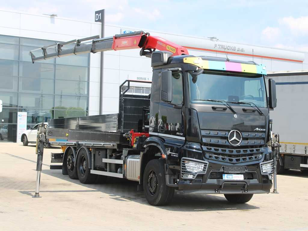 Mercedes-Benz Arocs 2542, 6X2, EURO 6, CAMERA, PALFINGER PK 24 - شاحنة كرين: صورة 2 Mercedes-Benz Arocs 2542, 6X2, EURO 6, CAMERA, PALFINGER PK 24 - شاحنة كرين: صورة 2