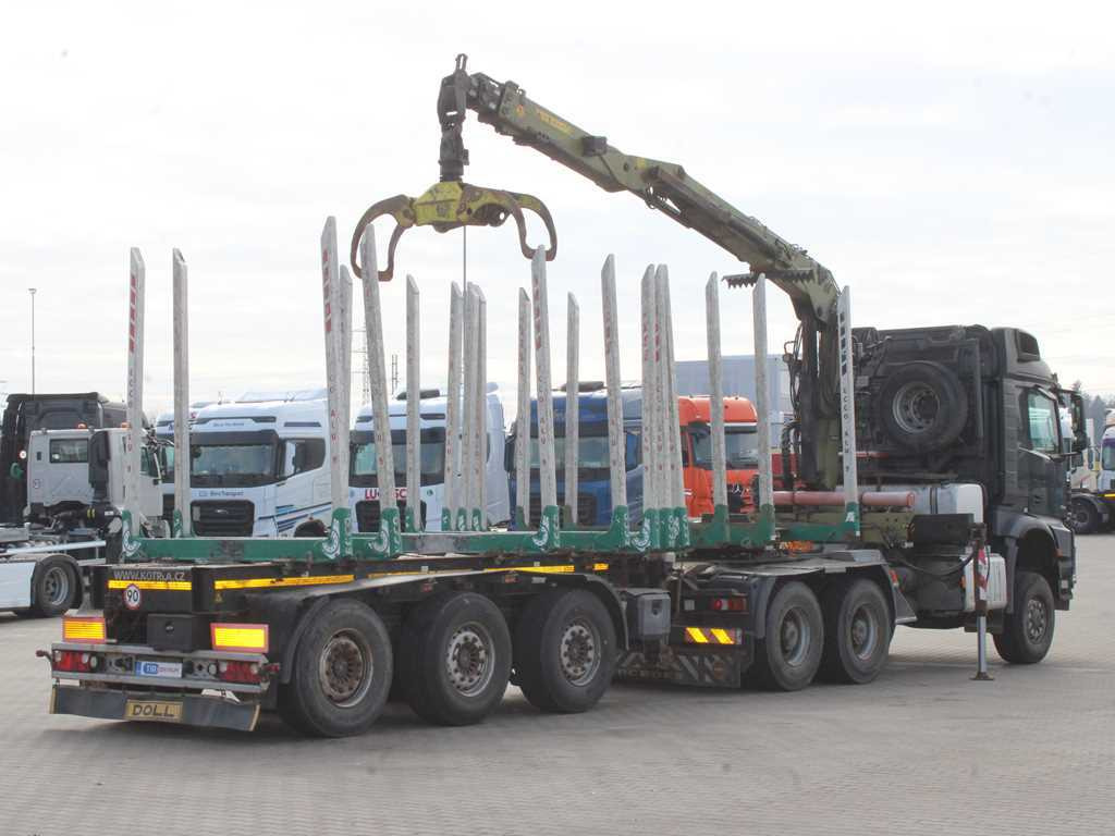 Mercedes-Benz Arocs 3351, 6x6, HYDRAULIC ARM LOGLIFT ET450, TYRES 80% - رأس تريلا, نصف مقطورة اخشاب: صورة 4 Mercedes-Benz Arocs 3351, 6x6, HYDRAULIC ARM LOGLIFT ET450, TYRES 80% - رأس تريلا, نصف مقطورة اخشاب: صورة 4