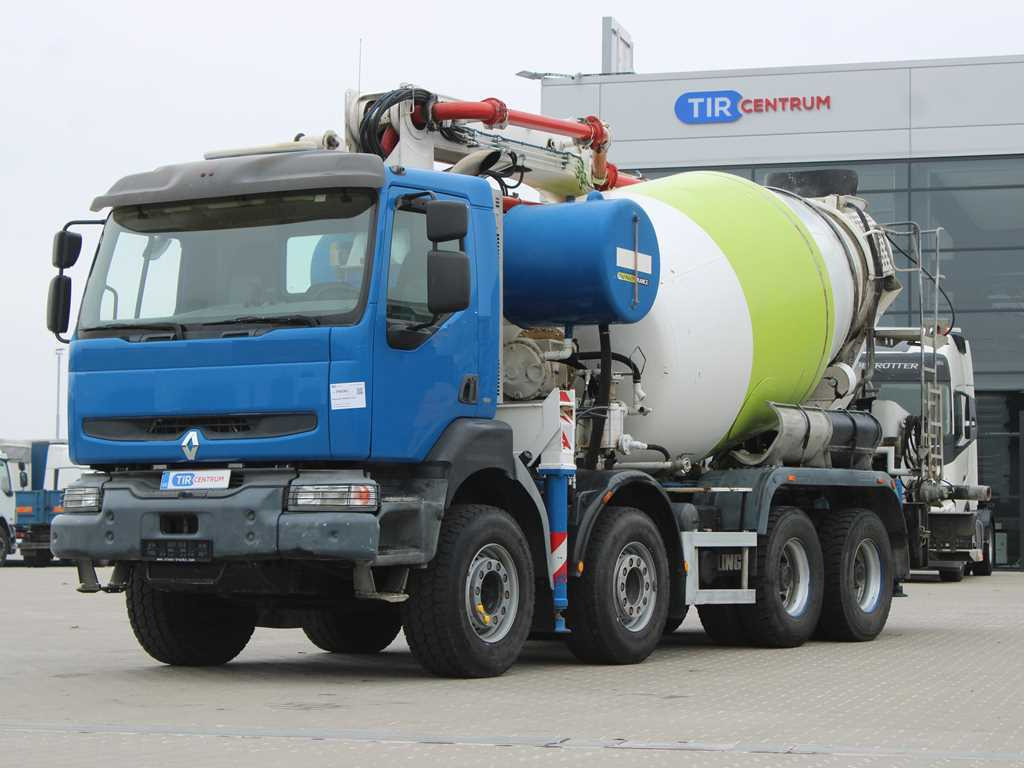 Renault KERAX 420, EURO 3, 7m3, 8X4, CIFA MAGNUM MK 24.4 CONCRETE PUMP - خلاطة مع مضخة: صورة 1 Renault KERAX 420, EURO 3, 7m3, 8X4, CIFA MAGNUM MK 24.4 CONCRETE PUMP - خلاطة مع مضخة: صورة 1