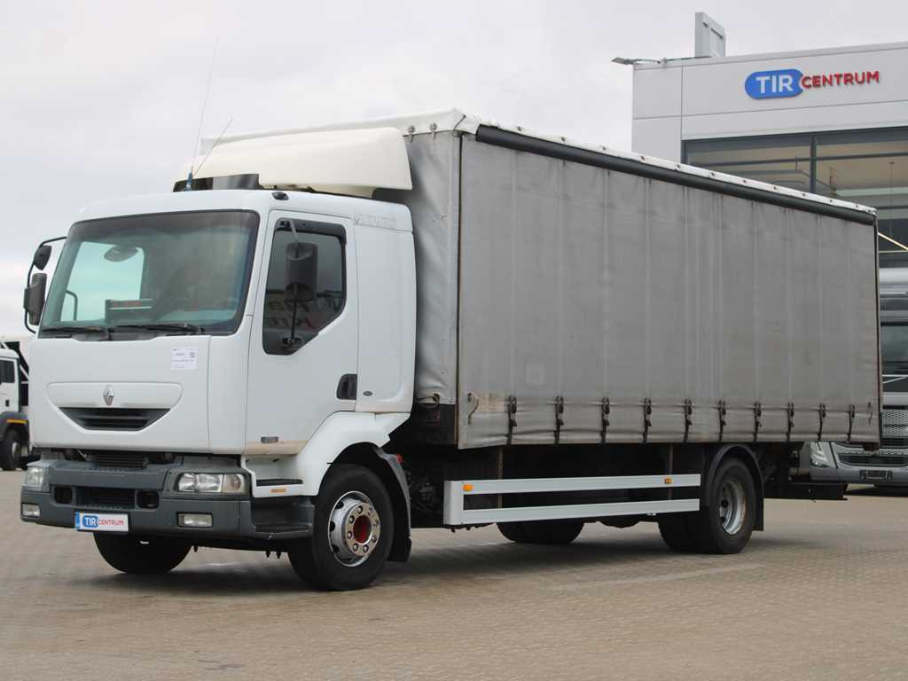 Renault MIDLUM 270, EURO 3, TIRES 80% - شاحنة ذات ستائر جانبية: صورة 1 Renault MIDLUM 270, EURO 3, TIRES 80% - شاحنة ذات ستائر جانبية: صورة 1