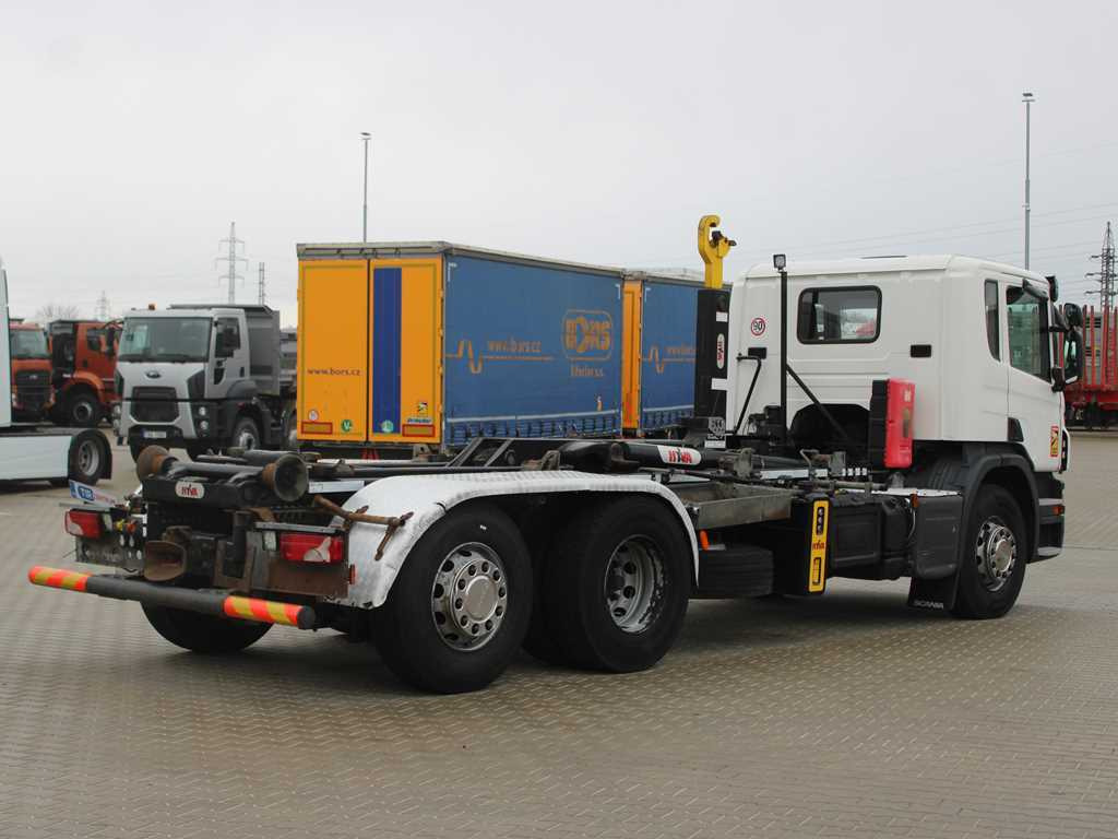 Scania P410, EURO 6, 6X2, CONTAINER HOOK CARRIER, LIFTING AXLE - شاحنة برافعة خطافية: صورة 4 Scania P410, EURO 6, 6X2, CONTAINER HOOK CARRIER, LIFTING AXLE - شاحنة برافعة خطافية: صورة 4