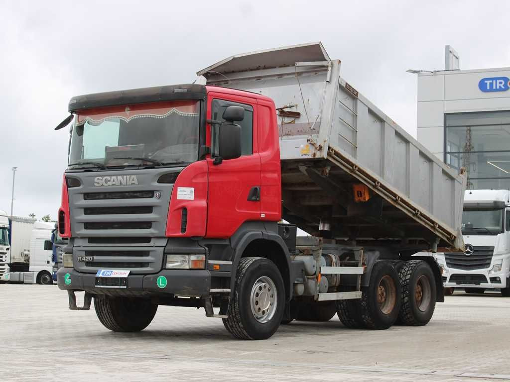 Scania R 420 CB 6X4 ,THREE-SIDED,EURO 4,RETARDER,13m³ - شاحنة قلاب: صورة 1 Scania R 420 CB 6X4 ,THREE-SIDED,EURO 4,RETARDER,13m³ - شاحنة قلاب: صورة 1