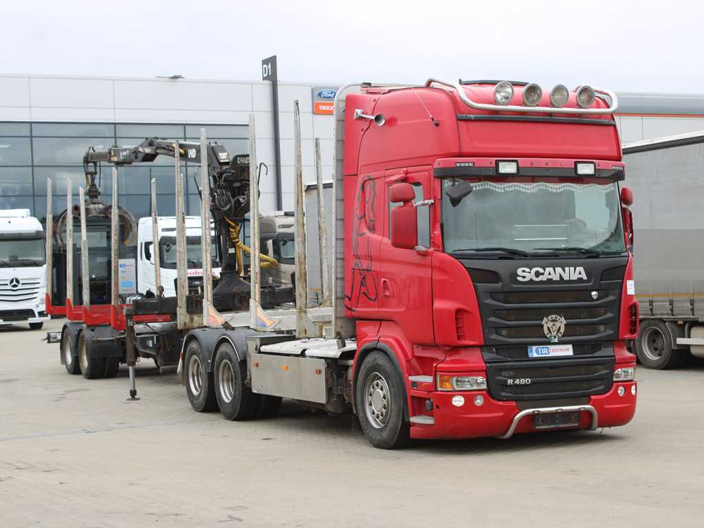 Scania R 480, HYDRAULIC ARM LHO L120Z(78), 6X4 - شاحنة قطع الأشجار, شاحنة كرين: صورة 3 Scania R 480, HYDRAULIC ARM LHO L120Z(78), 6X4 - شاحنة قطع الأشجار, شاحنة كرين: صورة 3