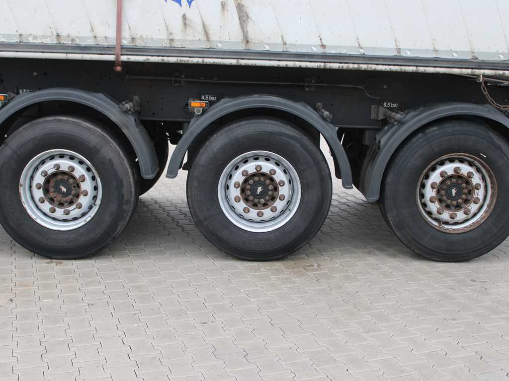نصف مقطورة قلابة Schmitz SKI 24 SL 10.5, AXLES 9t, LIFTING AXLE, ALUMINUM BODY: صورة 9