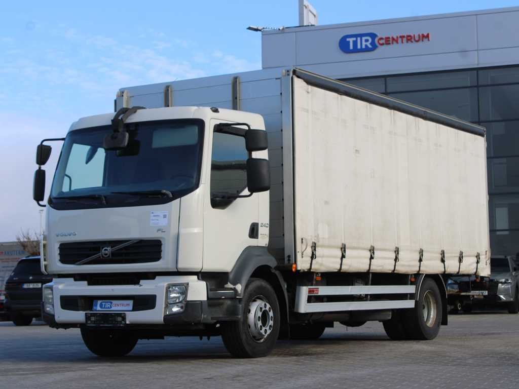 Volvo FL 240, EURO 5, HYDRAULIC FRONT, TIRES 80% - شاحنة ذات ستائر جانبية: صورة 1 Volvo FL 240, EURO 5, HYDRAULIC FRONT, TIRES 80% - شاحنة ذات ستائر جانبية: صورة 1