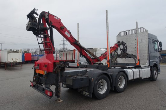 DAF FAT XF 510 mit Penz Ladekran 15Z8.70 inkl. Holzgreifer 6x4 - شاحنة قطع الأشجار: صورة 4 DAF FAT XF 510 mit Penz Ladekran 15Z8.70 inkl. Holzgreifer 6x4 - شاحنة قطع الأشجار: صورة 4