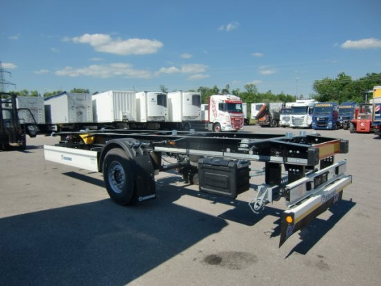 Krone 1-Achs Lafette Krone Achse, Heckabstützung, - ناقل حاوية/ مقطورة بحاوية: صورة 4 Krone 1-Achs Lafette Krone Achse, Heckabstützung, - ناقل حاوية/ مقطورة بحاوية: صورة 4