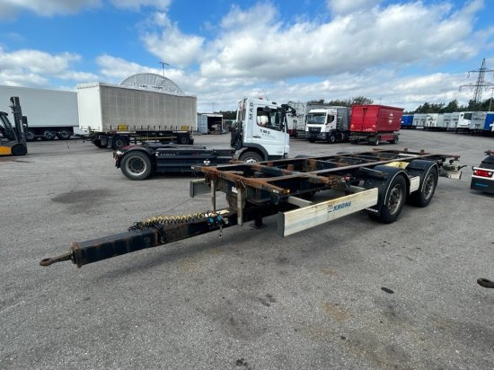 Krone ZZ/DC07 Tandem-Lafette, Standard, BPW-Achsen, Heckabstützung - ناقل حاوية/ مقطورة بحاوية: صورة 3 Krone ZZ/DC07 Tandem-Lafette, Standard, BPW-Achsen, Heckabstützung - ناقل حاوية/ مقطورة بحاوية: صورة 3