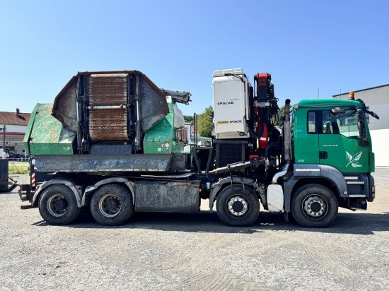 MAN TGS 35.540 8x4 mit Komptech-Zusatzeinheit - معدات الغابات, شاحنة: صورة 4 MAN TGS 35.540 8x4 mit Komptech-Zusatzeinheit - معدات الغابات, شاحنة: صورة 4