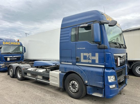 MAN TGX 26.440 XLX 6x2 Liftachse, Euro 6, Retarder, Motorschaden - ناقلة حاويات/ شاحنة حاويات: صورة 1 MAN TGX 26.440 XLX 6x2 Liftachse, Euro 6, Retarder, Motorschaden - ناقلة حاويات/ شاحنة حاويات: صورة 1