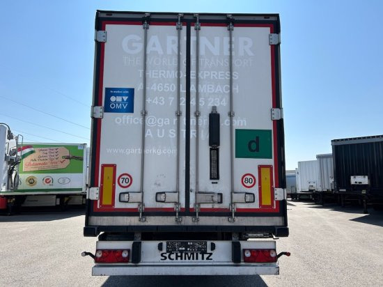 نصف مقطورة ثابتة الحرارة Schmitz SCB S3B SKO24, Kühlauflieger, TK SLXe 400,  Liftachse, Fleischbahnen: صورة 6