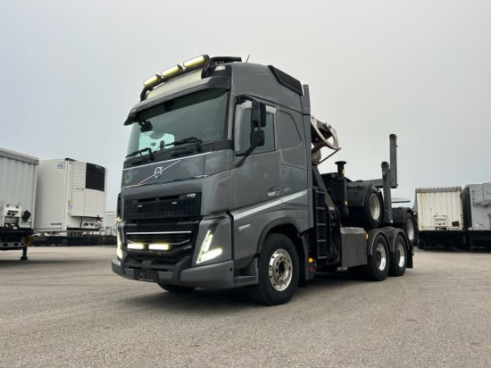 Volvo FH 16 650 6x4 Langholzzug + Doll M2K-9L Nachläufer mit Palfinger Epsilon S260C96, I-Shift, Retarder, - شاحنة قطع الأشجار, شاحنة كرين: صورة 1 Volvo FH 16 650 6x4 Langholzzug + Doll M2K-9L Nachläufer mit Palfinger Epsilon S260C96, I-Shift, Retarder, - شاحنة قطع الأشجار, شاحنة كرين: صورة 1