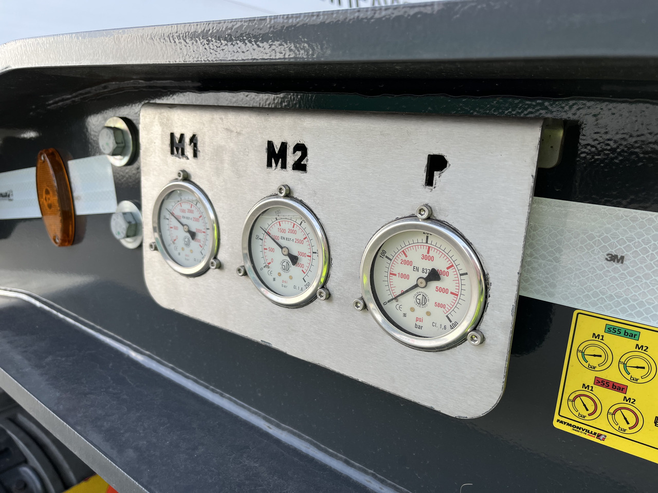 Faymonville 5-Achs-Tele-Semi mit Halbachsen "Twinaxle" und hydr. Rampen Auflieger - نصف مقطورة بلودر منخفض: صورة 4 Faymonville 5-Achs-Tele-Semi mit Halbachsen "Twinaxle" und hydr. Rampen Auflieger - نصف مقطورة بلودر منخفض: صورة 4
