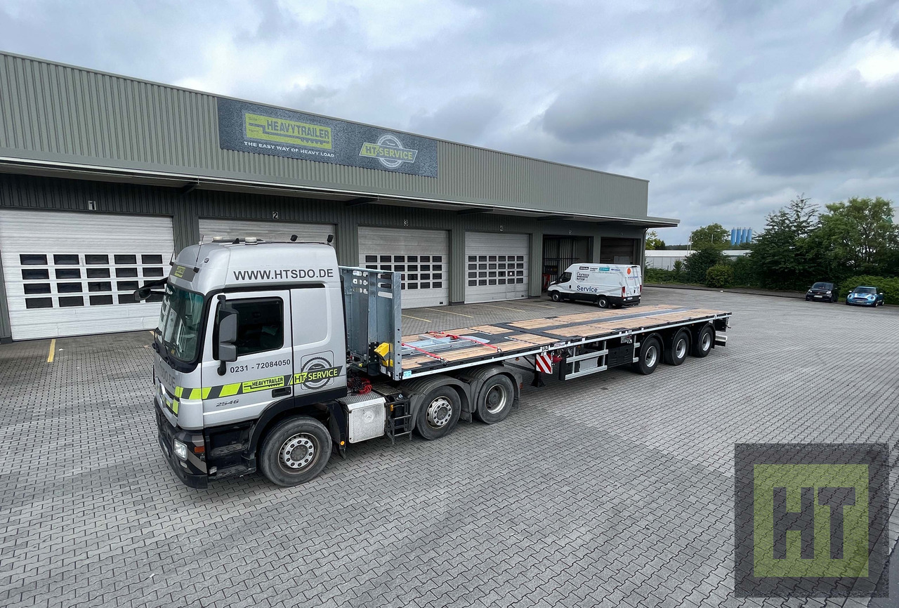 Faymonville MAX Trailer 3-Achs-Doppeltele-Plateau zwangsgelenkt - نصف مقطورة مسطحة: صورة 5 Faymonville MAX Trailer 3-Achs-Doppeltele-Plateau zwangsgelenkt - نصف مقطورة مسطحة: صورة 5