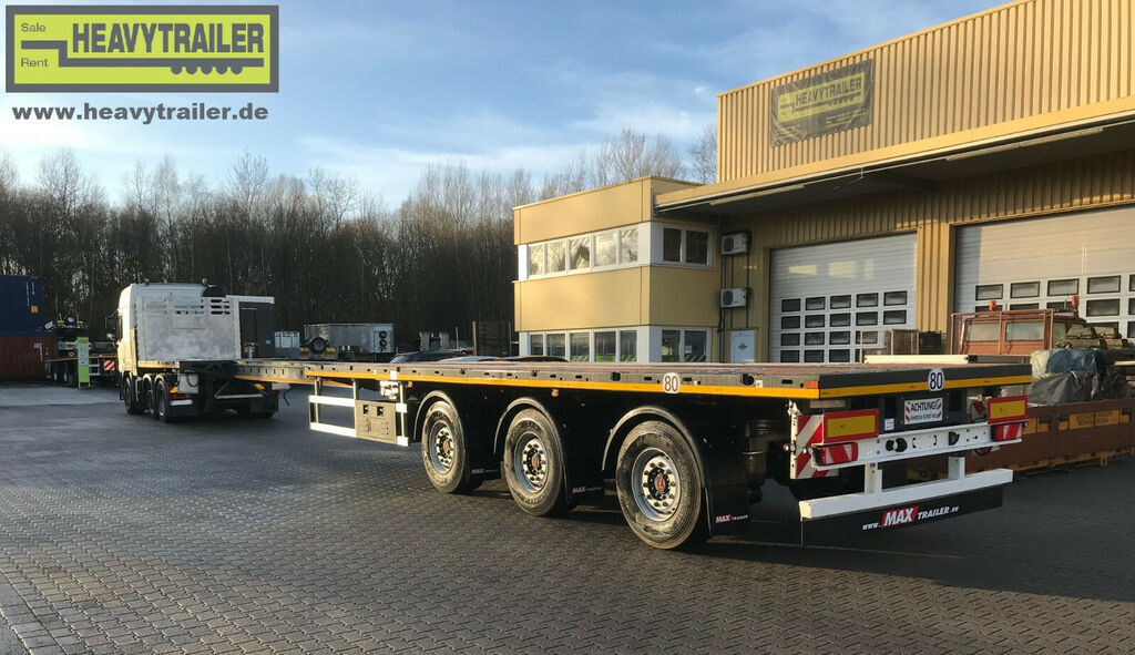 Faymonville MAX Trailer 3-Achs-Tele-Plateau zwangsgelenkt - نصف مقطورة مسطحة: صورة 4 Faymonville MAX Trailer 3-Achs-Tele-Plateau zwangsgelenkt - نصف مقطورة مسطحة: صورة 4