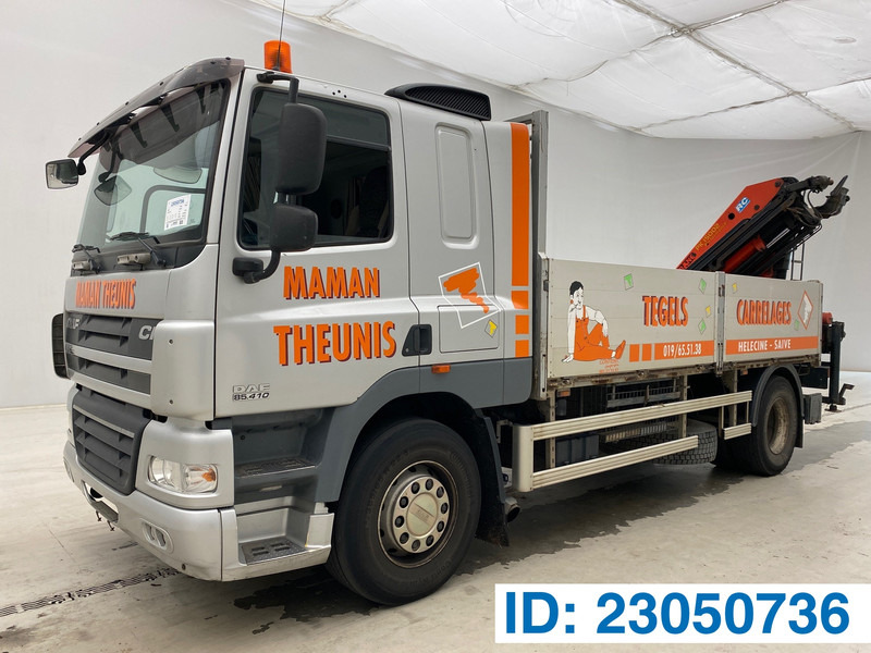 DAF CF85.410 - شاحنات مسطحة, شاحنة كرين: صورة 1 DAF CF85.410 - شاحنات مسطحة, شاحنة كرين: صورة 1