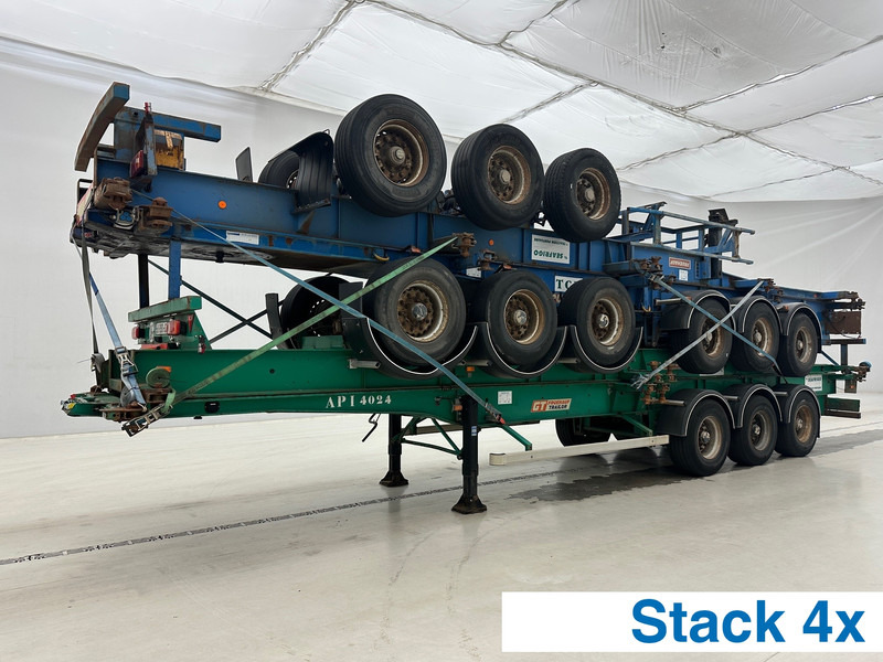 Fruehauf 4x Skelet 2 x 20-40 ft - ناقل حاوية/ نصف مقطورة بحاوية: صورة 1 Fruehauf 4x Skelet 2 x 20-40 ft - ناقل حاوية/ نصف مقطورة بحاوية: صورة 1