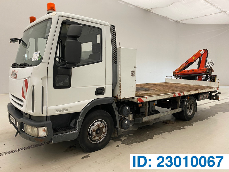 Iveco 75E18 - شاحنات مسطحة, شاحنة كرين: صورة 1 Iveco 75E18 - شاحنات مسطحة, شاحنة كرين: صورة 1