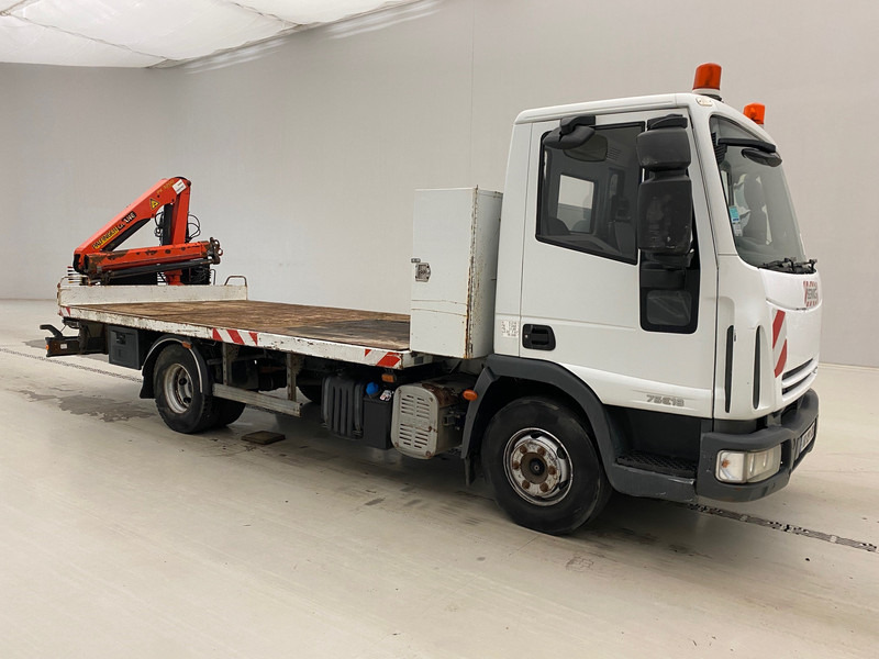 Iveco 75E18 - شاحنات مسطحة, شاحنة كرين: صورة 3 Iveco 75E18 - شاحنات مسطحة, شاحنة كرين: صورة 3