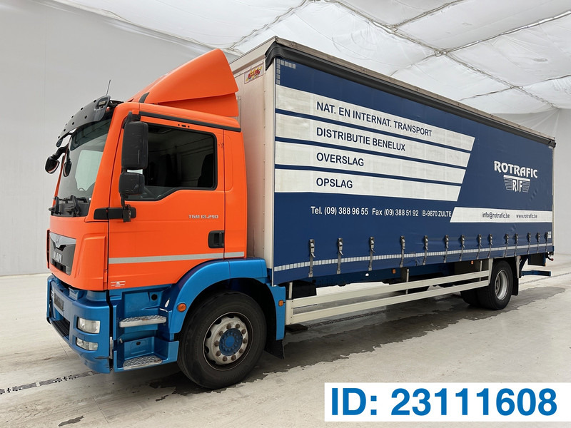 MAN TGM 18.290 - شاحنة ذات ستائر جانبية: صورة 1 MAN TGM 18.290 - شاحنة ذات ستائر جانبية: صورة 1