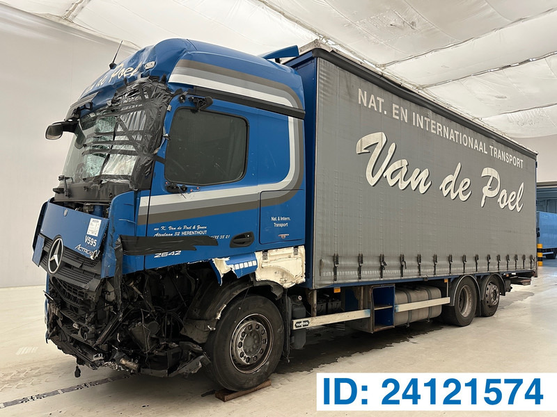 Mercedes-Benz Actros 2642 - 6x2* - شاحنة ذات ستائر جانبية: صورة 1 Mercedes-Benz Actros 2642 - 6x2* - شاحنة ذات ستائر جانبية: صورة 1