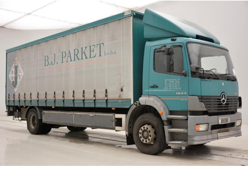 Mercedes-Benz Atego 1823 - damaged engine - شاحنة ذات ستائر جانبية: صورة 3 Mercedes-Benz Atego 1823 - damaged engine - شاحنة ذات ستائر جانبية: صورة 3