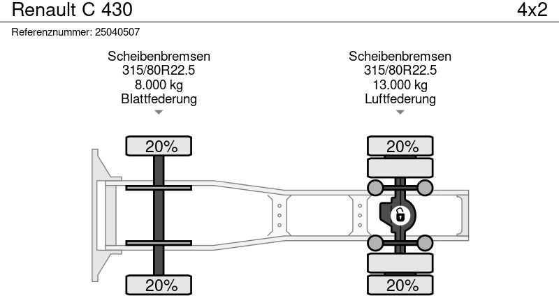 رأس تريلا Renault C 430: صورة 11 رأس تريلا Renault C 430: صورة 11