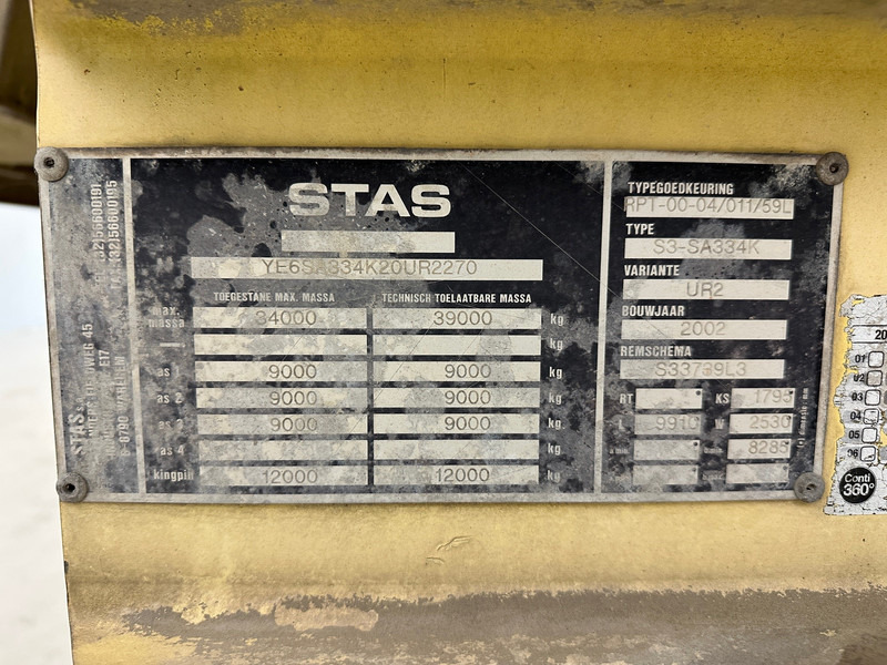 نصف مقطورة قلابة Stas 31 cub in alu: صورة 11 نصف مقطورة قلابة Stas 31 cub in alu: صورة 11