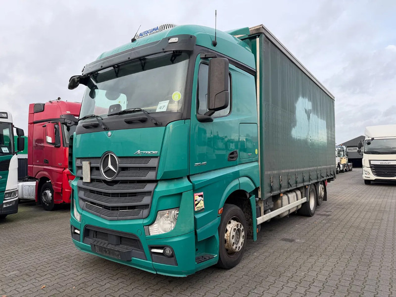 Mercedes-Benz Actros 2545 6X2 Retarder Euro 6 - شاحنة ذات ستائر جانبية: صورة 1 Mercedes-Benz Actros 2545 6X2 Retarder Euro 6 - شاحنة ذات ستائر جانبية: صورة 1
