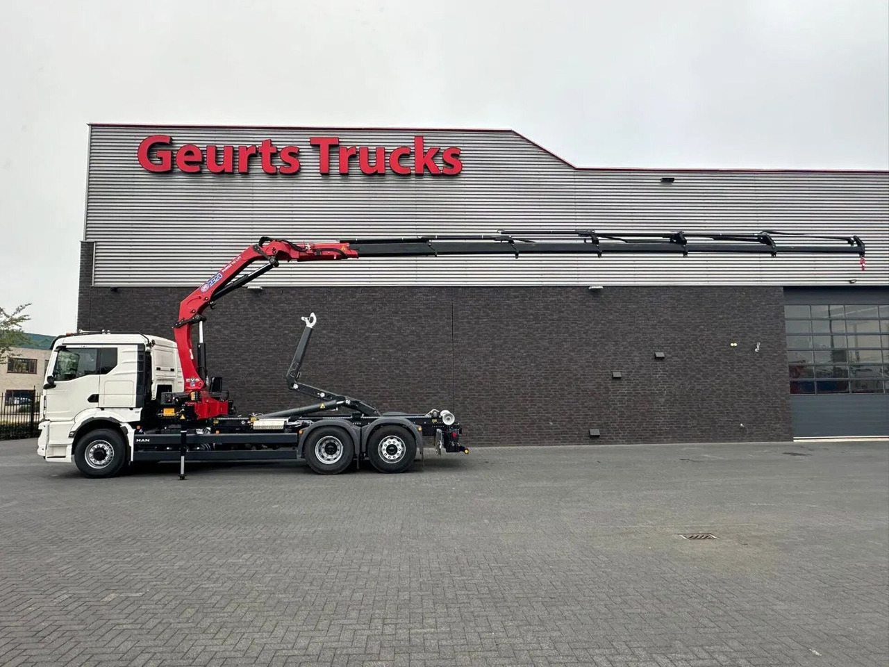 MAN TGS 26.520 6X4H-4 BL NEW MODEL + MEILLER HAAKARM - شاحنة برافعة خطافية, شاحنة كرين: صورة 1 MAN TGS 26.520 6X4H-4 BL NEW MODEL + MEILLER HAAKARM - شاحنة برافعة خطافية, شاحنة كرين: صورة 1