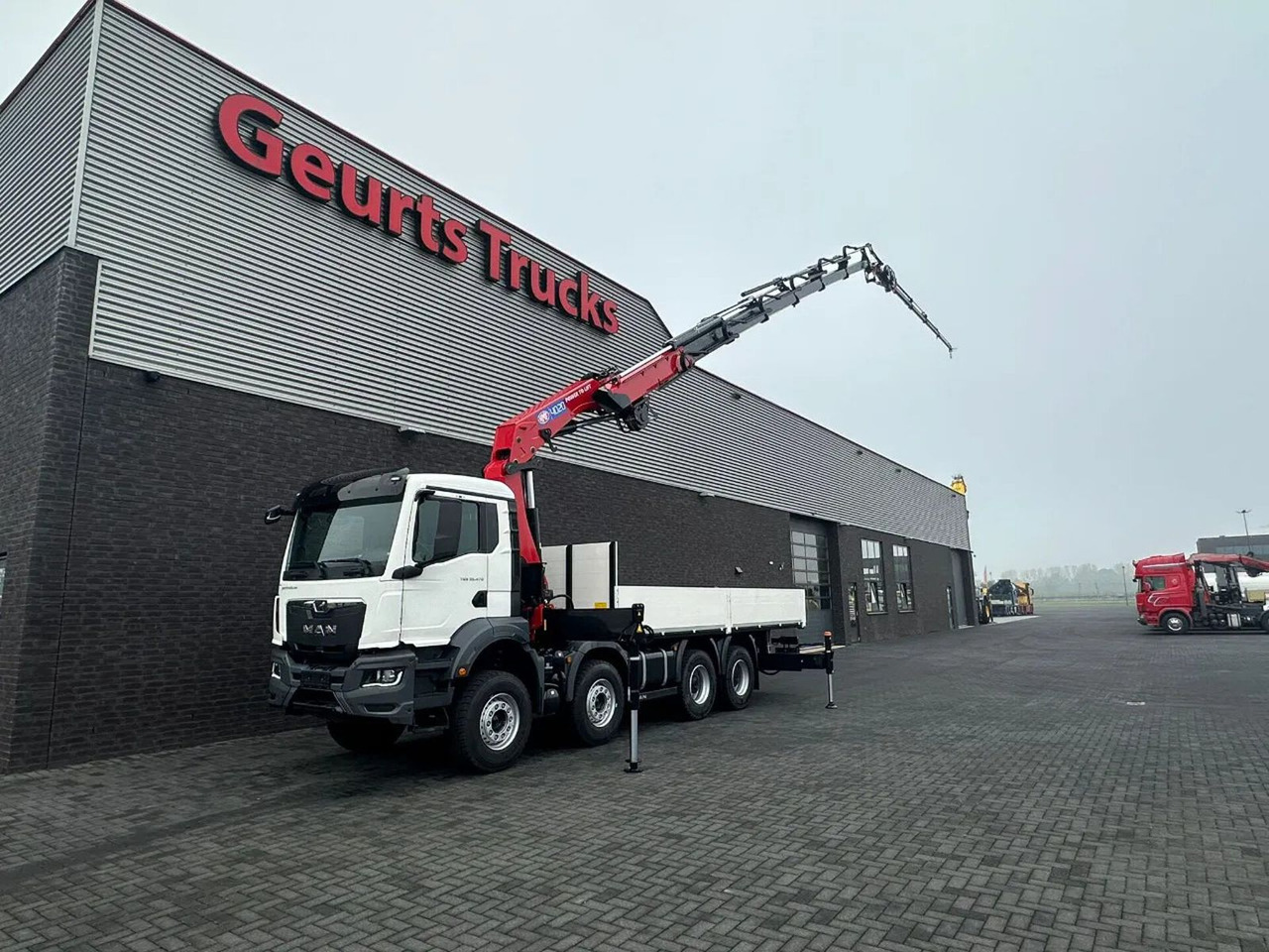 MAN TGS 35.470 8X4 HMF 4020-K6 + FJ 600 K4 KRAAN/KRA - شاحنة كرين: صورة 2 MAN TGS 35.470 8X4 HMF 4020-K6 + FJ 600 K4 KRAAN/KRA - شاحنة كرين: صورة 2