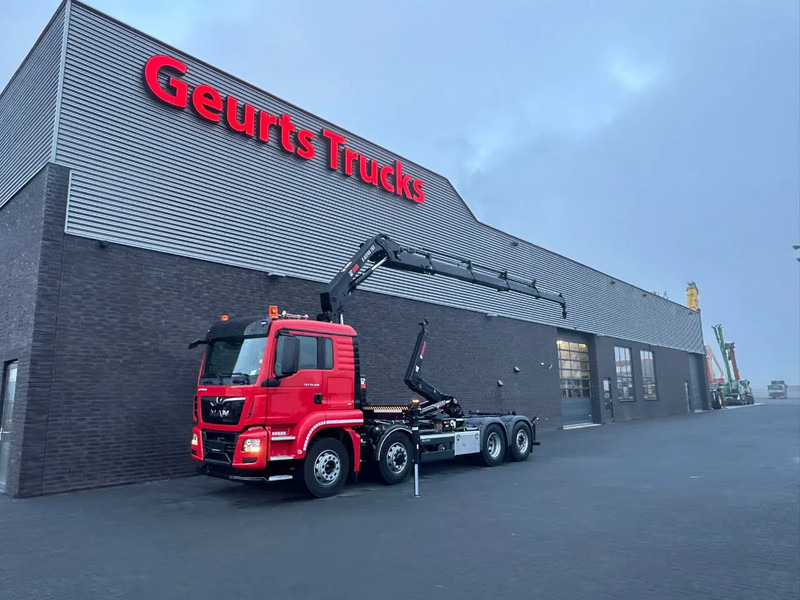 MAN TGS 35.500 8X4H-6 MET MULTILIFT ULT T 21 S51 HAAKARMSYSTEEM + HIAB X-HIPRO 192 E-4 KRAAN/CRANE/KRAN/GRUA - شاحنة برافعة خطافية, شاحنة كرين: صورة 2 MAN TGS 35.500 8X4H-6 MET MULTILIFT ULT T 21 S51 HAAKARMSYSTEEM + HIAB X-HIPRO 192 E-4 KRAAN/CRANE/KRAN/GRUA - شاحنة برافعة خطافية, شاحنة كرين: صورة 2