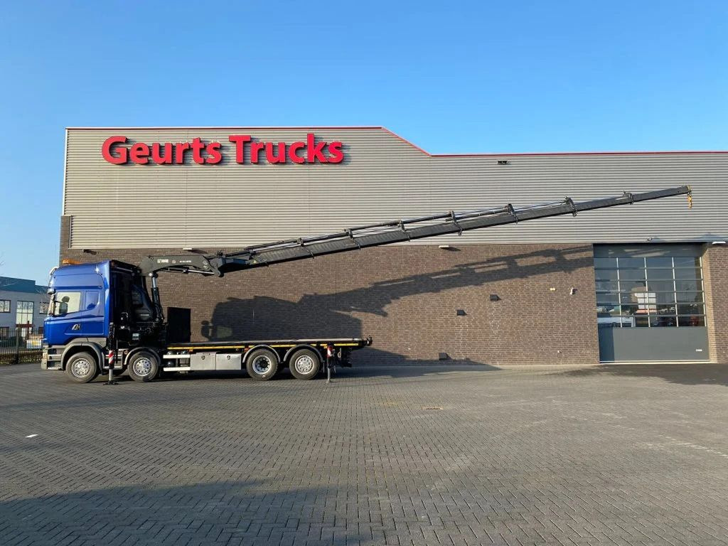 Scania R580 V8 8X2 + HIAB XS 544 E-8 HIPRO KRAAN/KRAN/C - شاحنة كرين, شاحنات مسطحة: صورة 2 Scania R580 V8 8X2 + HIAB XS 544 E-8 HIPRO KRAAN/KRAN/C - شاحنة كرين, شاحنات مسطحة: صورة 2