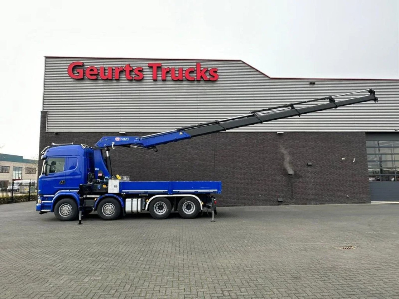 Scania R580 V8 8X4 TREKKER-BAKWAGEN COMBI + HMF 4020-K5 - شاحنة كرين: صورة 5 Scania R580 V8 8X4 TREKKER-BAKWAGEN COMBI + HMF 4020-K5 - شاحنة كرين: صورة 5