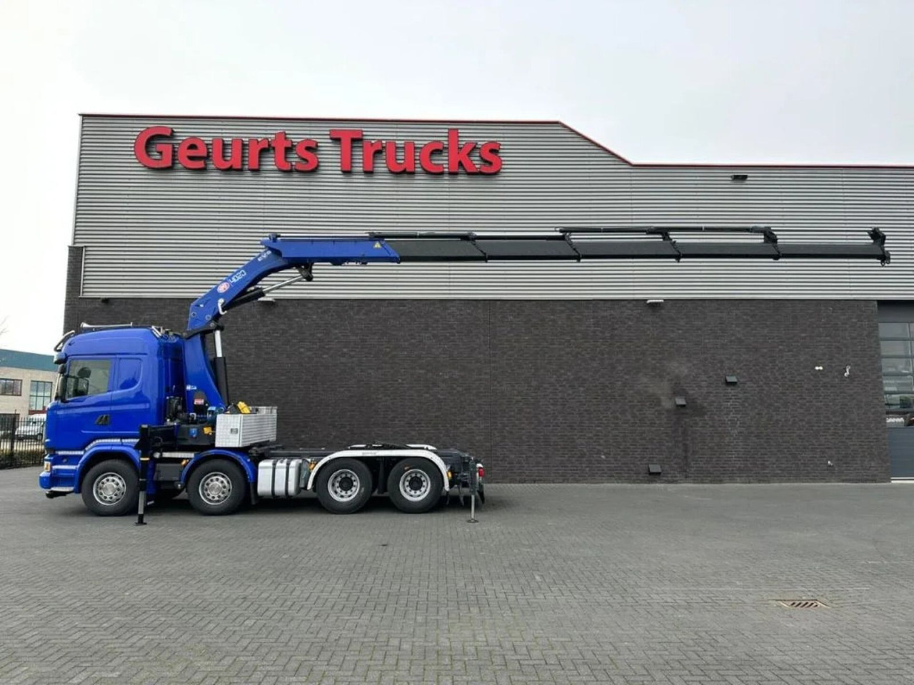 Scania R580 V8 8X4 TREKKER-BAKWAGEN COMBI + HMF 4020-K5 - شاحنة كرين: صورة 2 Scania R580 V8 8X4 TREKKER-BAKWAGEN COMBI + HMF 4020-K5 - شاحنة كرين: صورة 2