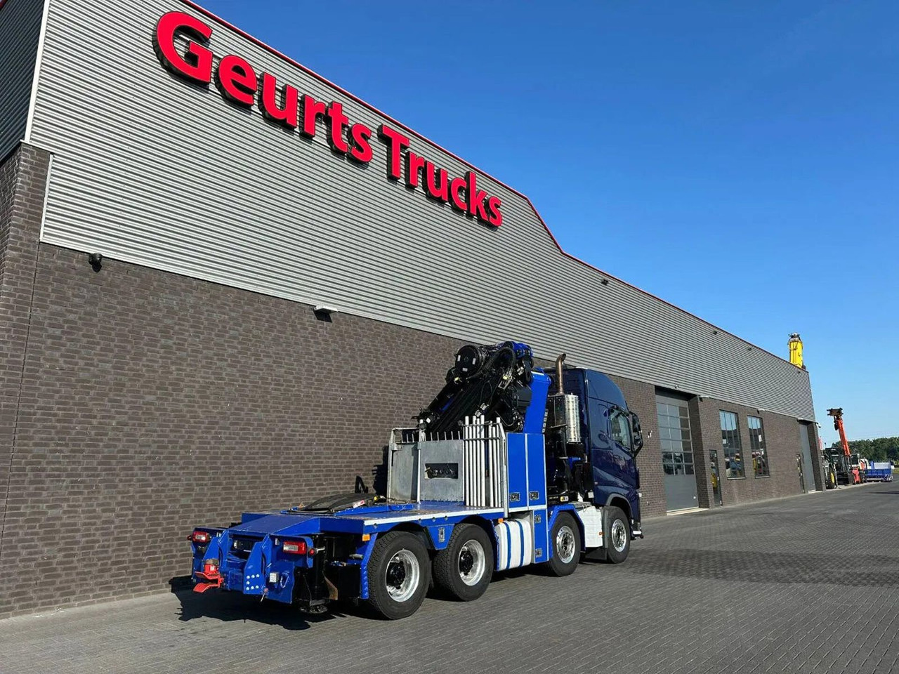 مقطورة السحب Volvo FH 540 8X4 TREKKER / BAKWAGEN MET PALFINGER PK13: صورة 13