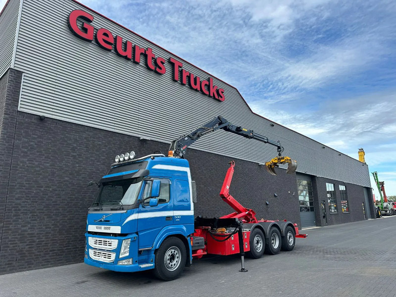 Volvo FM 500 8X2 HIAB MULTILIFT HAAKARMSYSTEM / ABROLLKIPPER / HOOKLIFT MET HIAB LOGLIFT 165Z LAADKRAAN - شاحنة برافعة خطافية, شاحنة كرين: صورة 2 Volvo FM 500 8X2 HIAB MULTILIFT HAAKARMSYSTEM / ABROLLKIPPER / HOOKLIFT MET HIAB LOGLIFT 165Z LAADKRAAN - شاحنة برافعة خطافية, شاحنة كرين: صورة 2