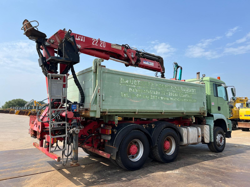 MAN TGA 26.480 6x4 tipper + HMF crane - شاحنة قلاب, شاحنة كرين: صورة 5 MAN TGA 26.480 6x4 tipper + HMF crane - شاحنة قلاب, شاحنة كرين: صورة 5