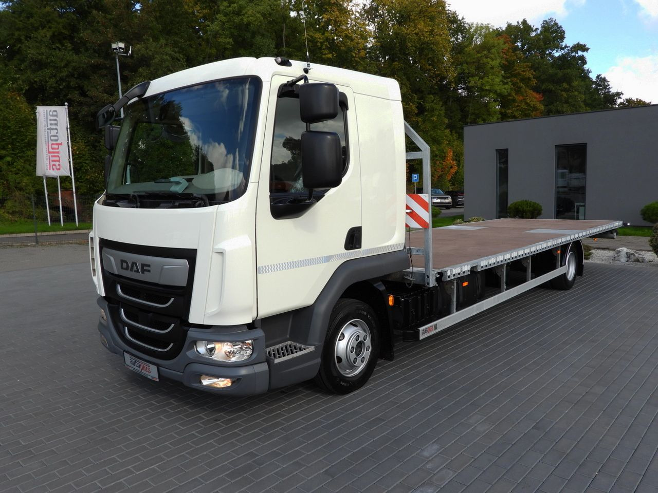 ناقلة حاويات/ شاحنة حاويات DAF LF 230 CONTAINER CARRIER PLATFORM + TRAILER WEBASTO CRUISE CONTROL LED LIGHTS PNEUMATICS AUTOMATIC TRANSMISSION  TWIN WHEELS AIR CONDITIONING  230HP: صورة 6