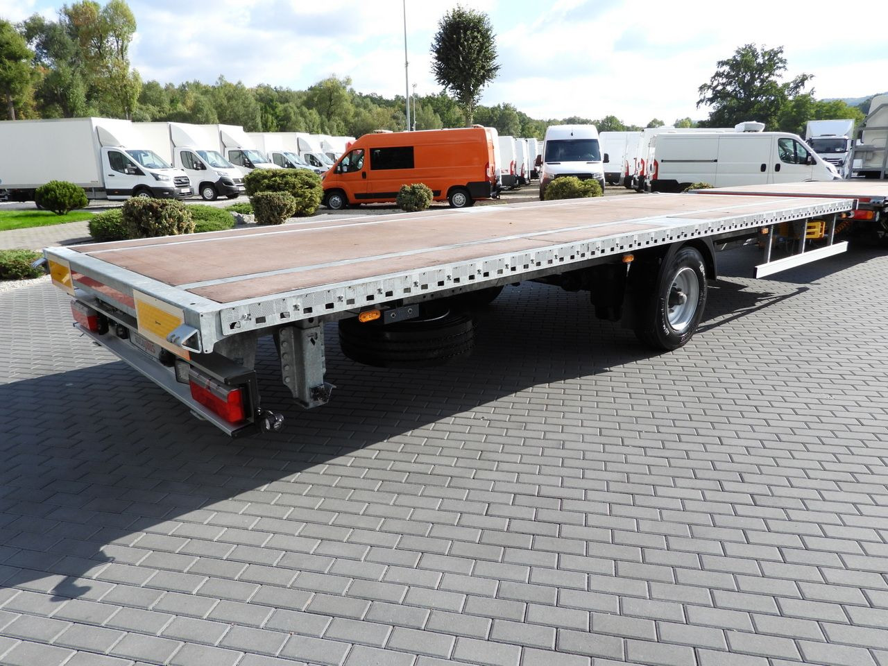 ناقلة حاويات/ شاحنة حاويات DAF LF 230 CONTAINER CARRIER PLATFORM + TRAILER WEBASTO CRUISE CONTROL LED LIGHTS PNEUMATICS AUTOMATIC TRANSMISSION  TWIN WHEELS AIR CONDITIONING  230HP: صورة 34