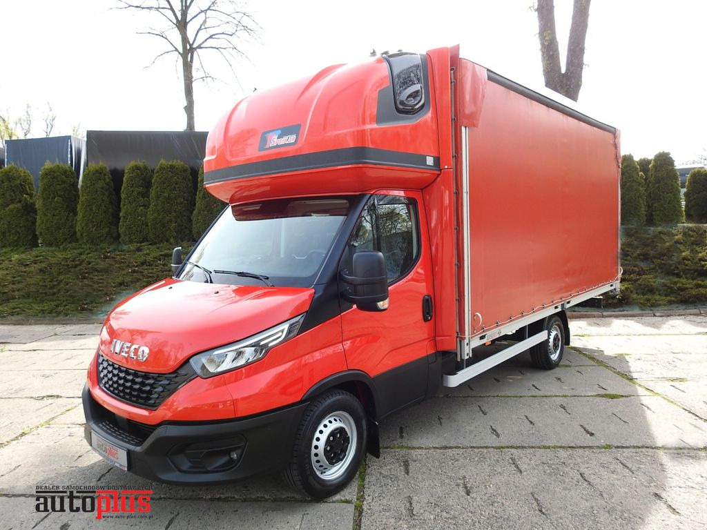 Iveco DAILY 35S18 PRITSCHE PLANE 10 PALETTEN WEBASTO - شاحنة مغلقة بستائر جانبية: صورة 1 Iveco DAILY 35S18 PRITSCHE PLANE 10 PALETTEN WEBASTO - شاحنة مغلقة بستائر جانبية: صورة 1