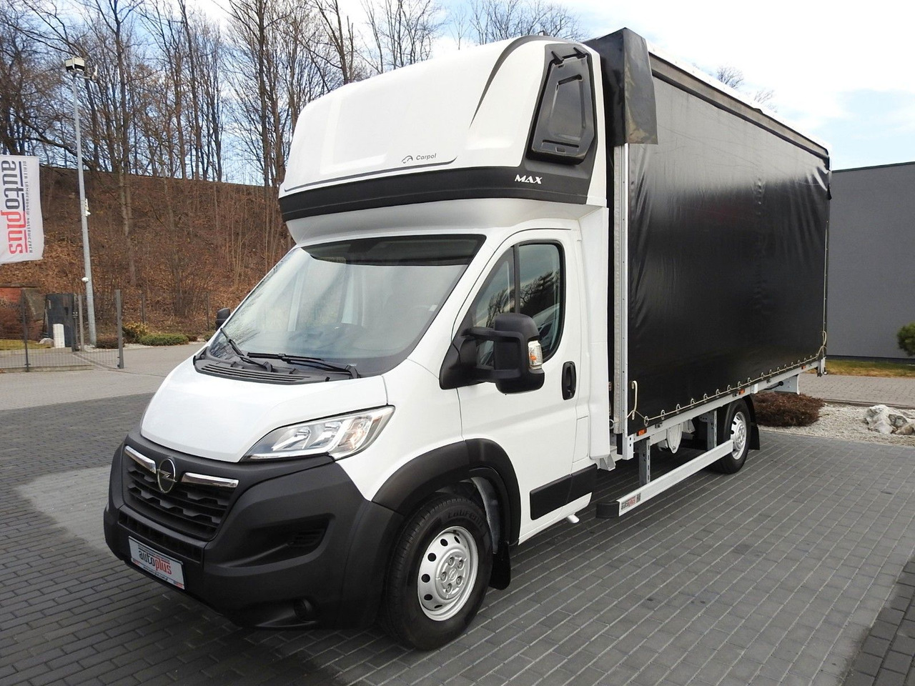 شاحنة مغلقة بستائر جانبية للبيع  Opel MOVANO  PRITSCHE PLANE 10 PALETTEN WEBASTO  A/C: صورة 6