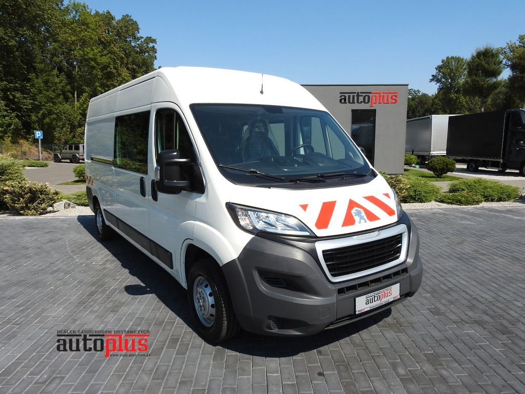 Peugeot BOXER KASTENWAGEN DOPPELKABINE 7 SITZE 110PS - فان, الشاحنات الصغيرة كابينة مزدوجة: صورة 1 Peugeot BOXER KASTENWAGEN DOPPELKABINE 7 SITZE 110PS - فان, الشاحنات الصغيرة كابينة مزدوجة: صورة 1