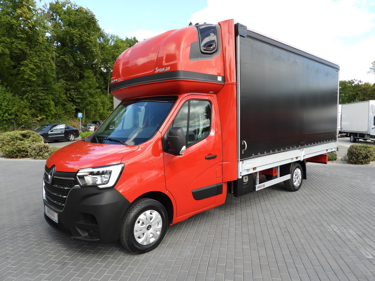 شاحنة مغلقة بستائر جانبية RENAULT MASTER TARPAULIN 10 PALLETS WEBASTO CRUISE CONTROL LED LIGHTS AIR CONDITIONING  165HP: صورة 18
