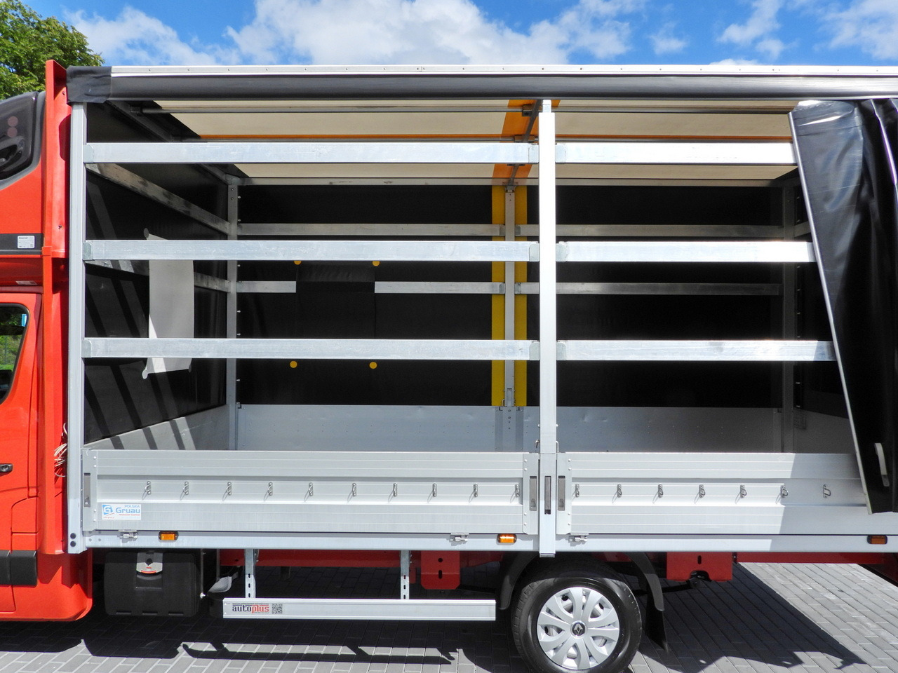 شاحنة مغلقة بستائر جانبية RENAULT MASTER TARPAULIN 10 PALLETS WEBASTO CRUISE CONTROL LED LIGHTS AIR CONDITIONING  165HP: صورة 24